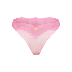 STRETCH SATIN LACE BIKINI | CHERRY BLOSSOM-Skims Outlet