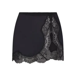 STRETCH SATIN LACE LOW RISE SLIP SKIRT |-Skims Sale