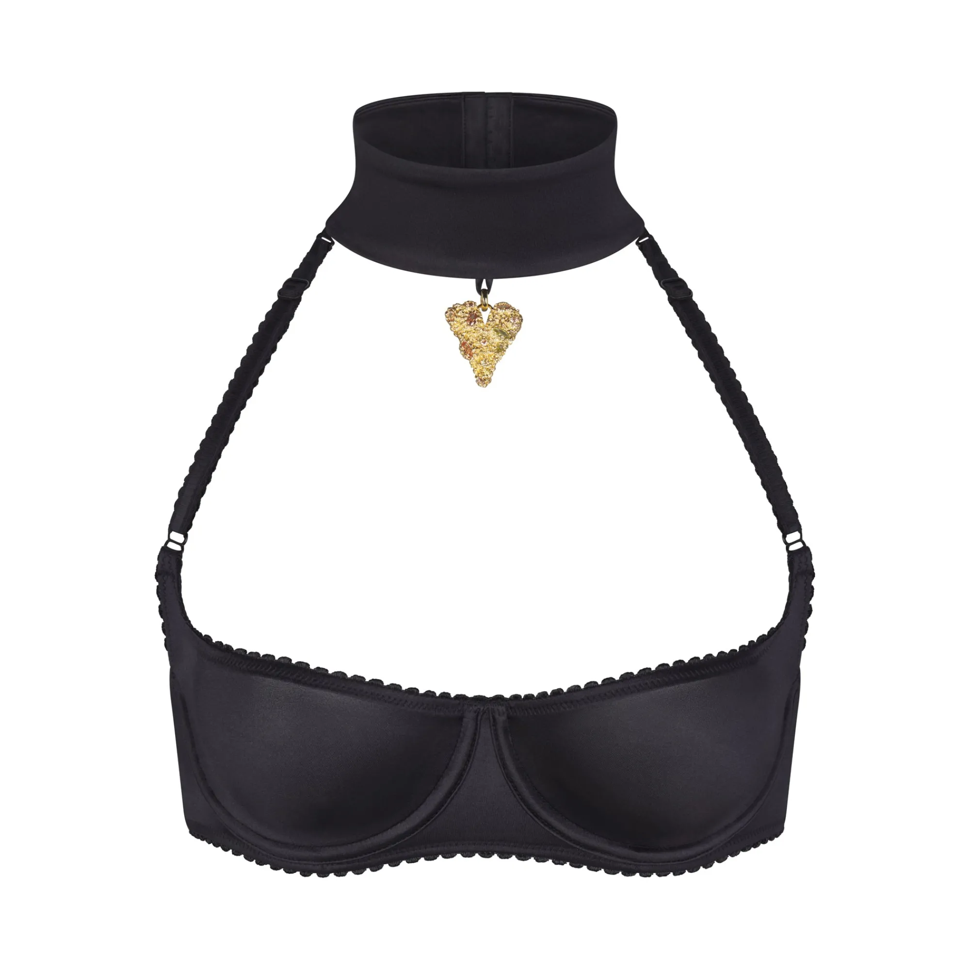 STRETCH SATIN PENDANT UNLINED SCOOP BRA |-Skims Discount
