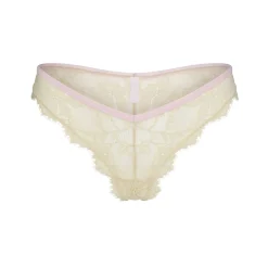 VELVET LACE DIPPED THONG | CHERRY BLOSSOM-Skims Outlet