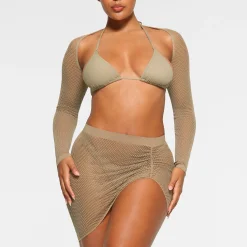 WARP KNIT COVER UP SHRUG |-Skims Best