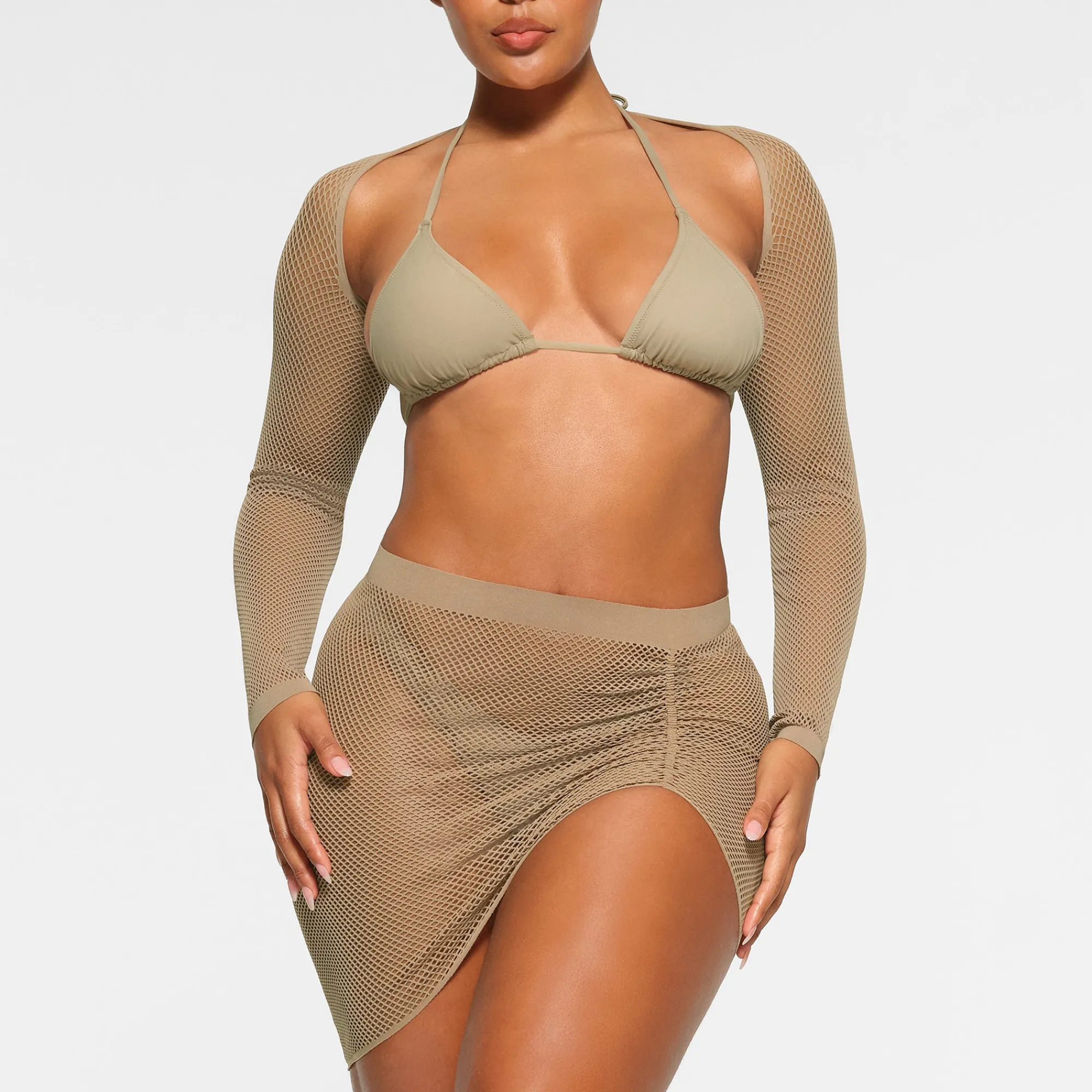 WARP KNIT COVER UP SHRUG |-Skims Best